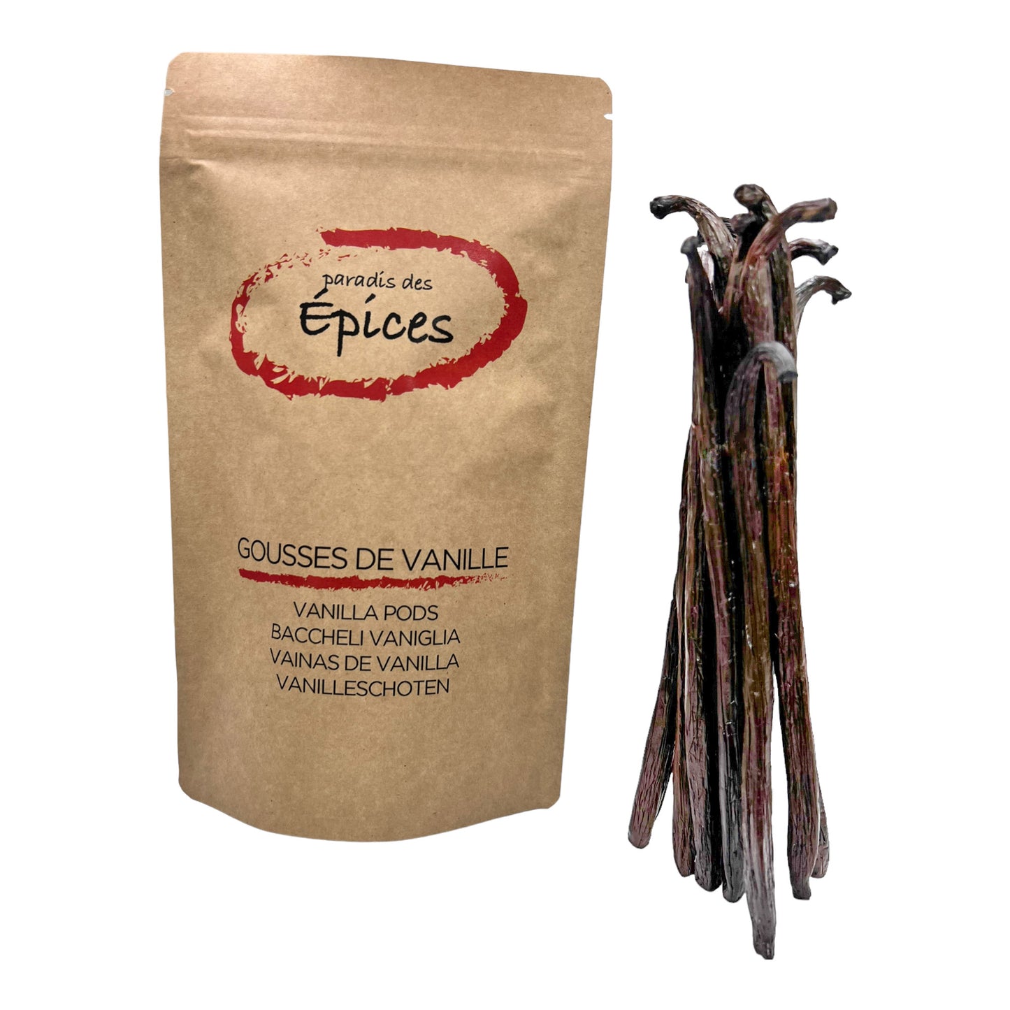 Gousses de Vanille Bourbon de Madagascar - Paradis des Épices